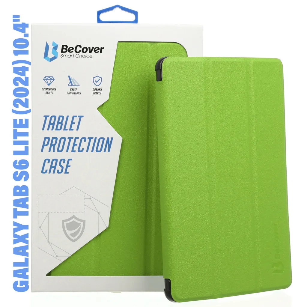 Чехла для планшета BeCover Smart Case Samsung Tab S6 Lite (2024) 10.4" P620/P625/P627 Green (710815)