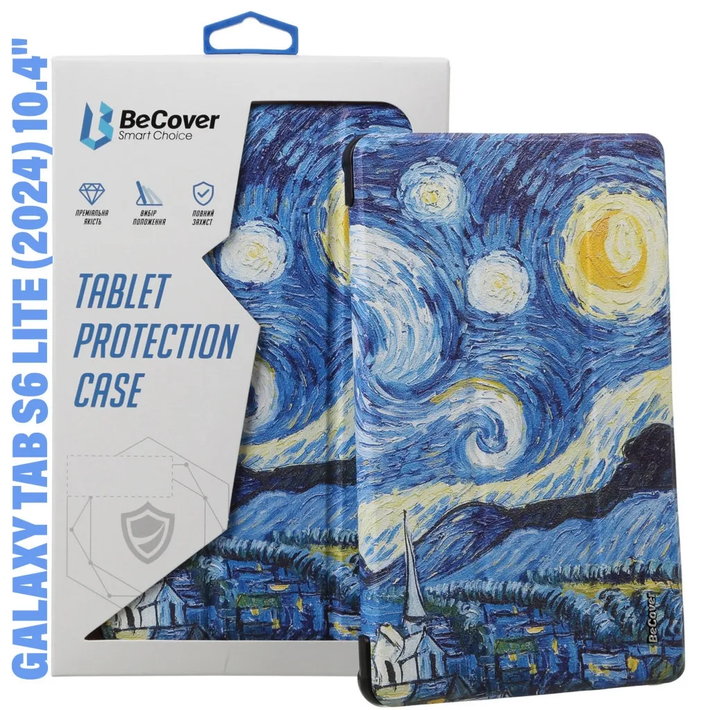 Чохол для планшета BeCover Smart Case Samsung Tab S6 Lite (2024) 10.4" P620/P625/P627 Night (710830)