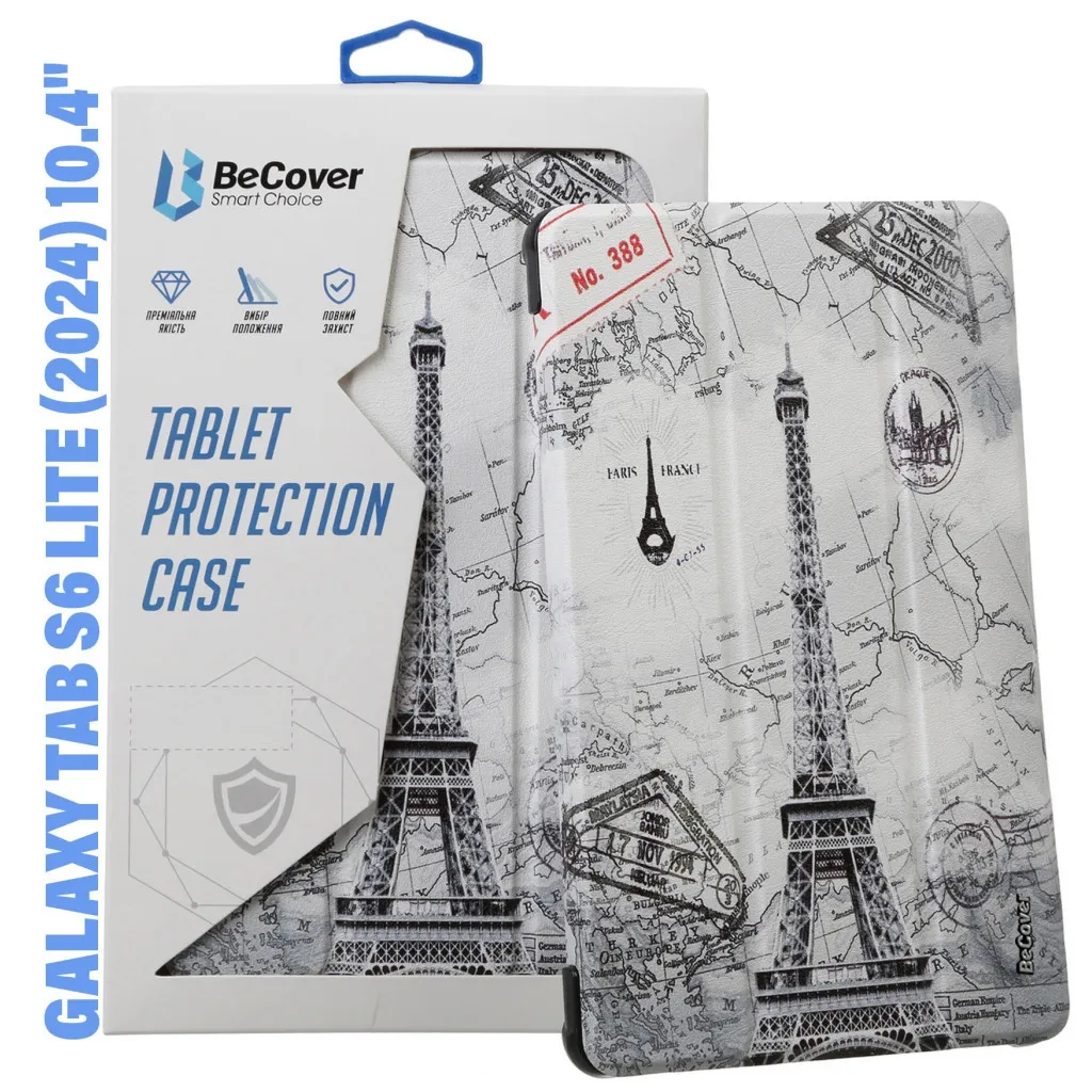 Чохол для планшета BeCover Smart Case Samsung Tab S6 Lite (2024) 10.4" P620/P625/P627 Paris (710831)