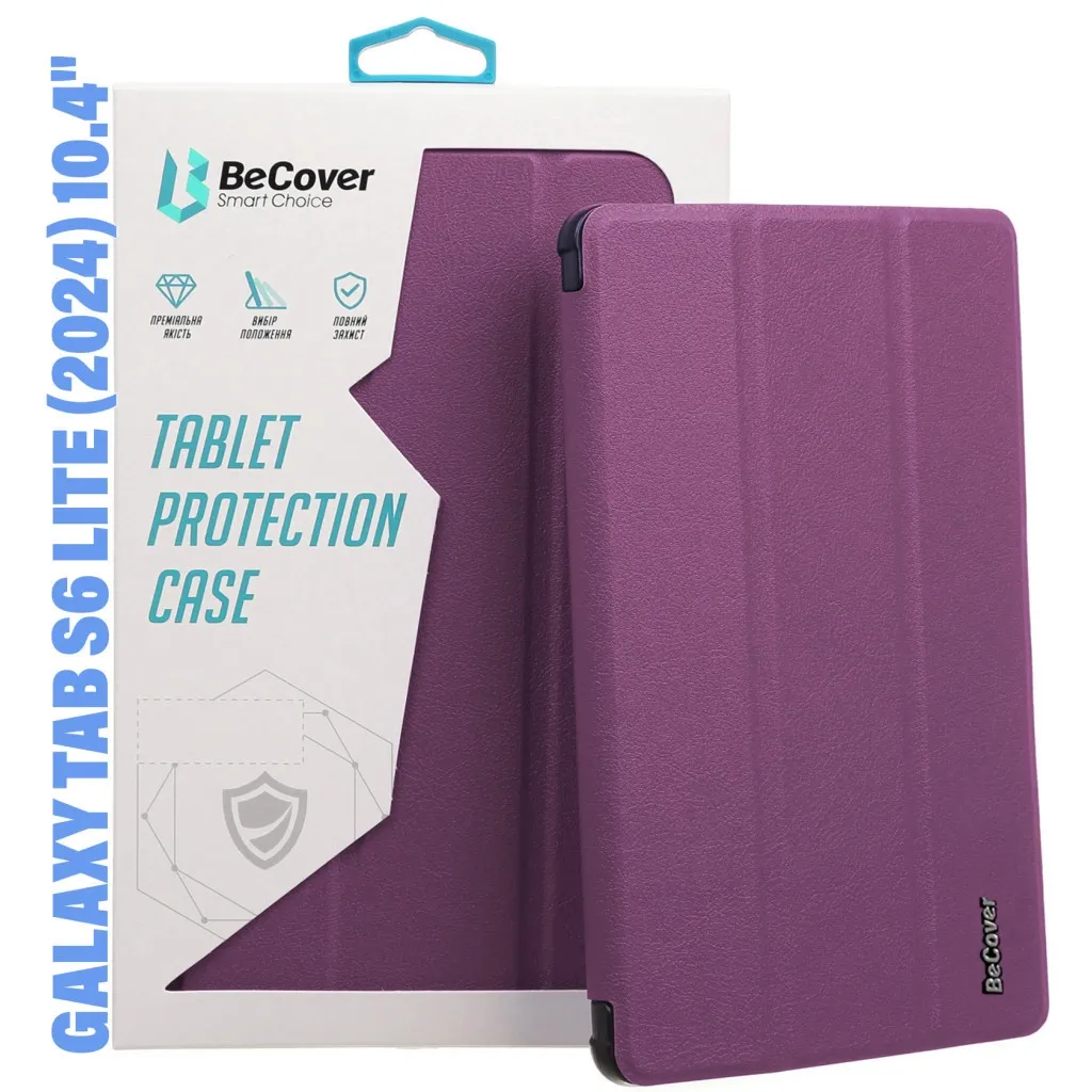 Чохол для планшета BeCover Smart Case Samsung Tab S6 Lite (2024) 10.4" P620/P625/P627 Purple (710816)