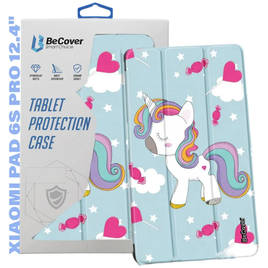 Чехла для планшета BeCover Smart Case Xiaomi Pad 6S Pro 12.4" Unicorn (711089)