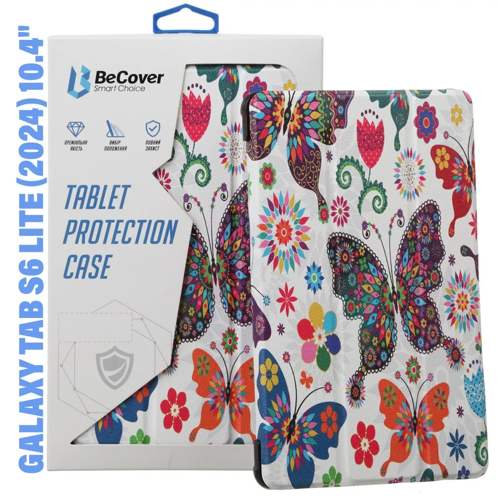 Чохол для планшета BeCover Smart Case Samsung Galaxy Tab S6 Lite (2024) 10.4" P620/P625/P627 Butterfly (710824)