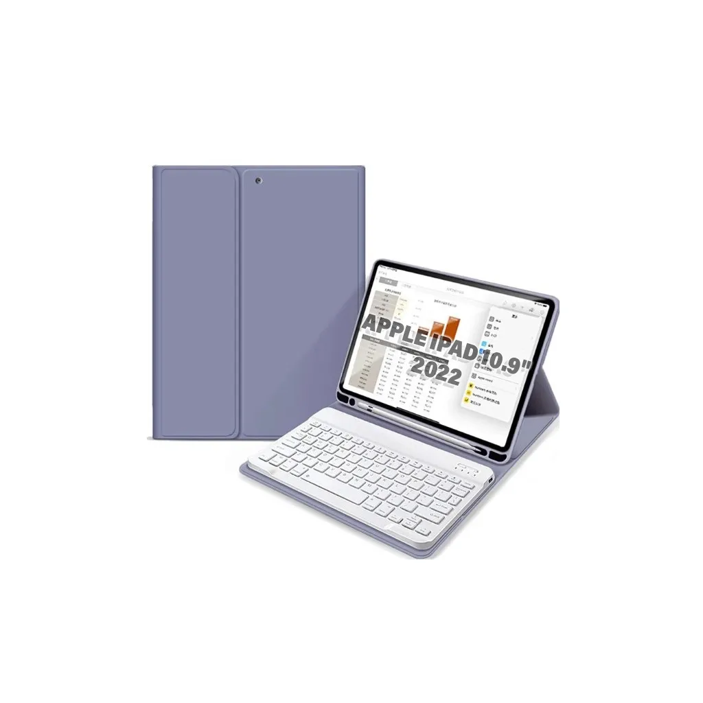 Чохол для планшета BeCover Keyboard Apple iPad 10.9" 2022 Purple (711143)