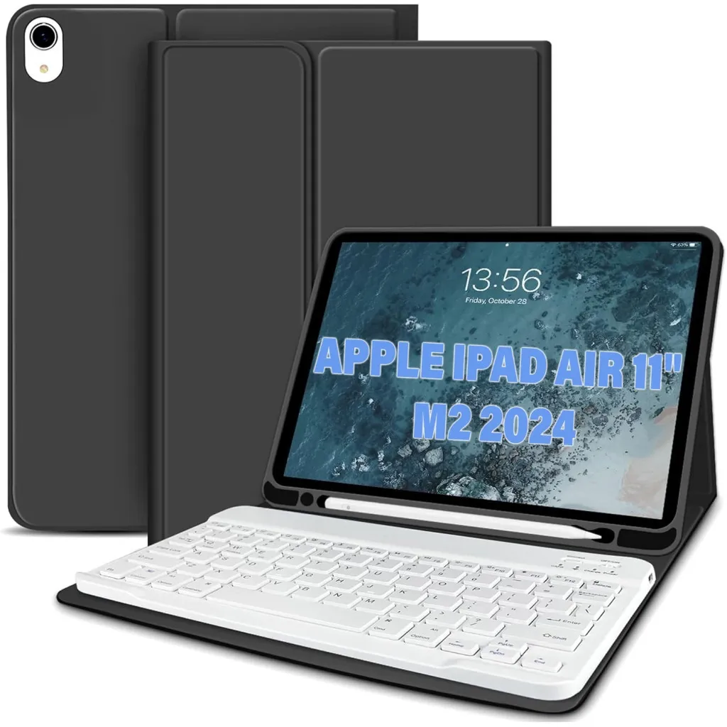 Чохол для планшета BeCover Keyboard Apple iPad Air 11" M2 2024 Black (711394)