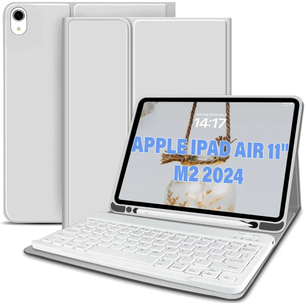 Чохол для планшета BeCover Keyboard Apple iPad Air 11" M2 2024 Gray (711396)