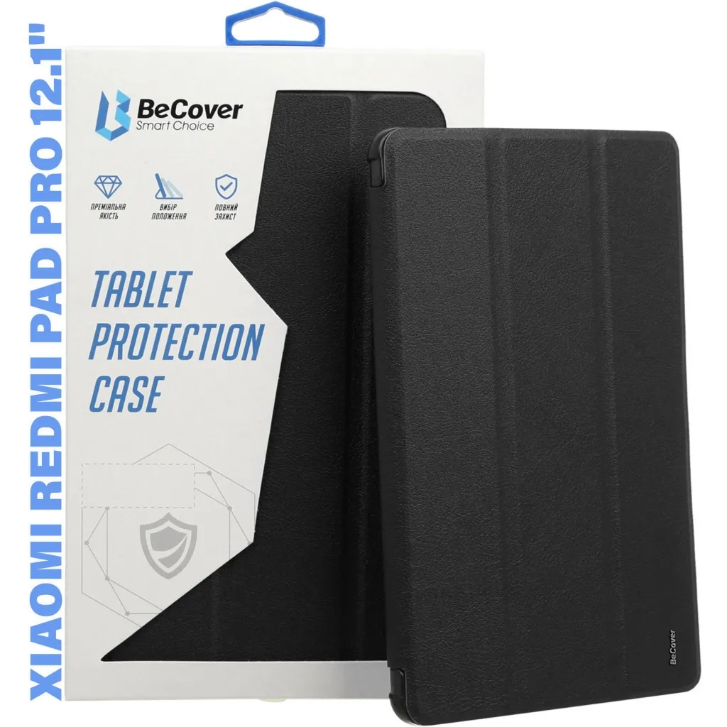 Чохол для планшета BeCover Smart Case Xiaomi Redmi Pad Pro 12.1'' Black (711296)