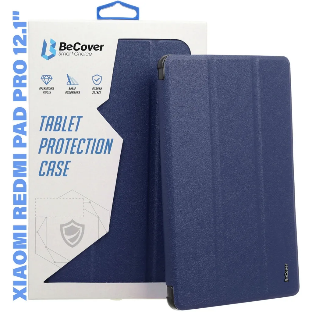 Чехла для планшета BeCover Smart Case Xiaomi Redmi Pad Pro 12.1'' Deep Blue (711297)