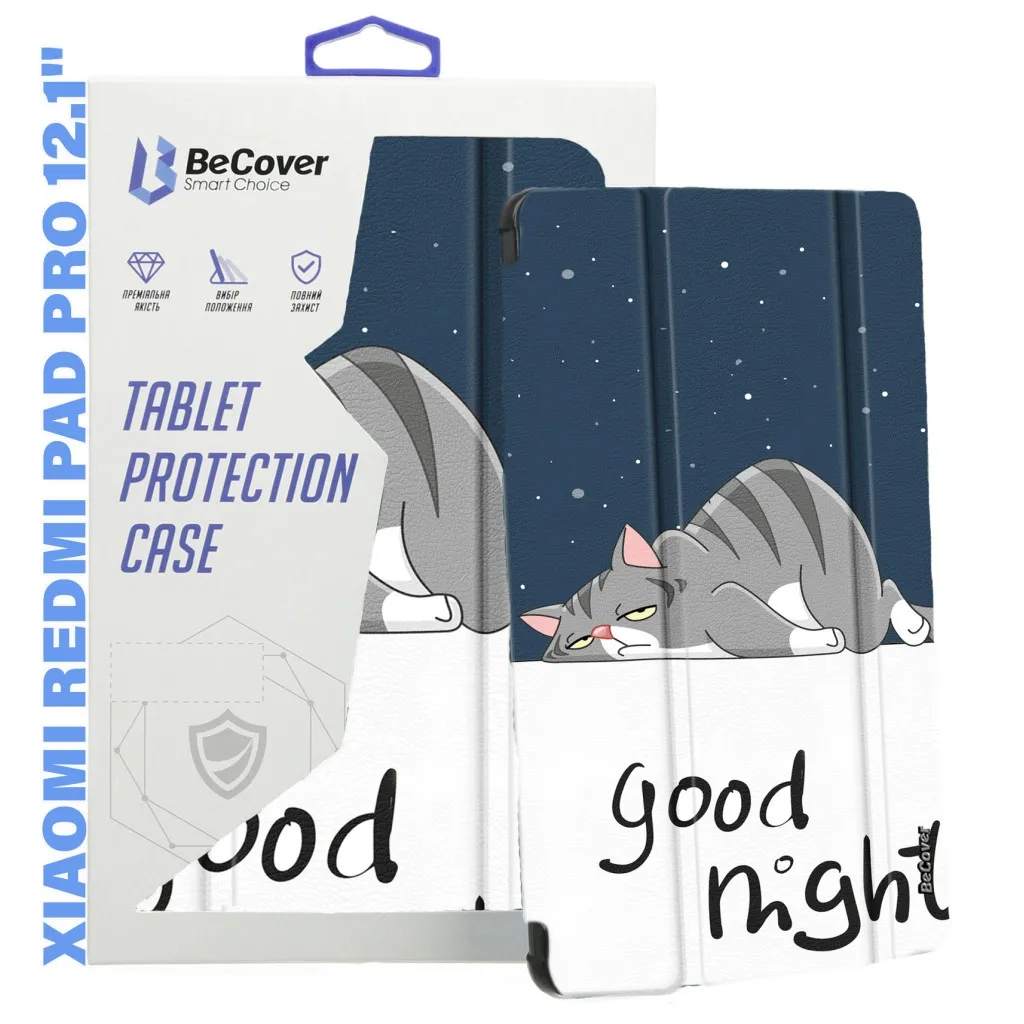 Чохол для планшета BeCover Smart Case Xiaomi Redmi Pad Pro 12.1'' Good Night (711301)