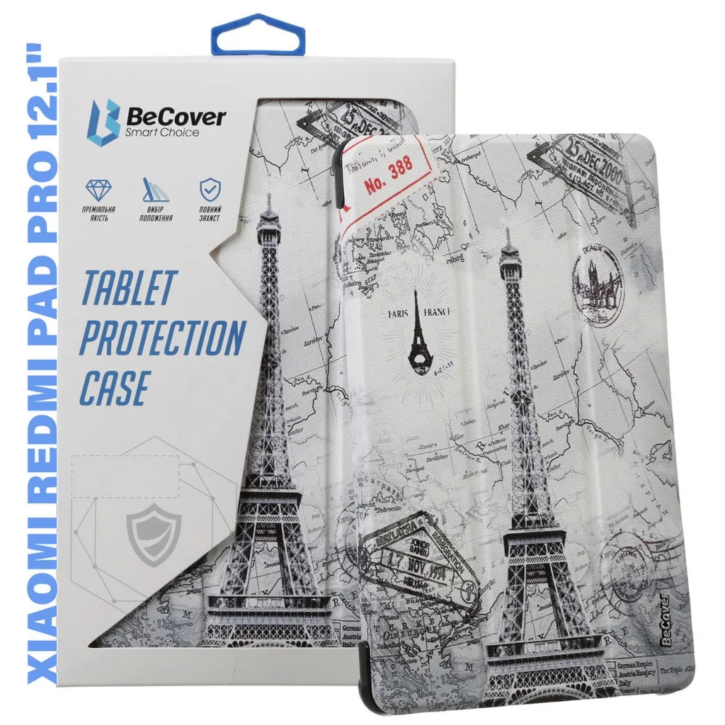 Чохол для планшета BeCover Smart Case Xiaomi Redmi Pad Pro 12.1'' Paris (711310)