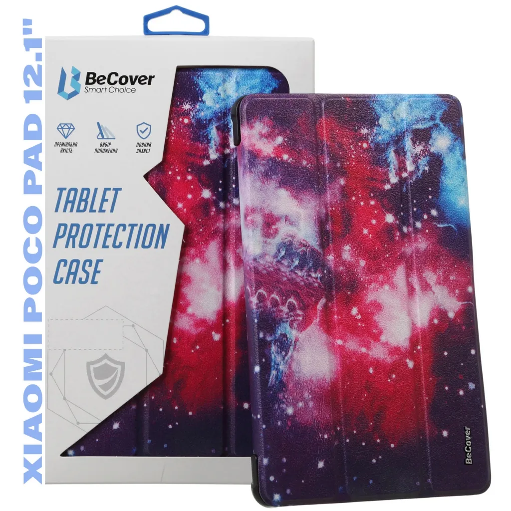 Чохол для планшета BeCover Smart Case Xiaomi Poco Pad 12.1" Space (711572)