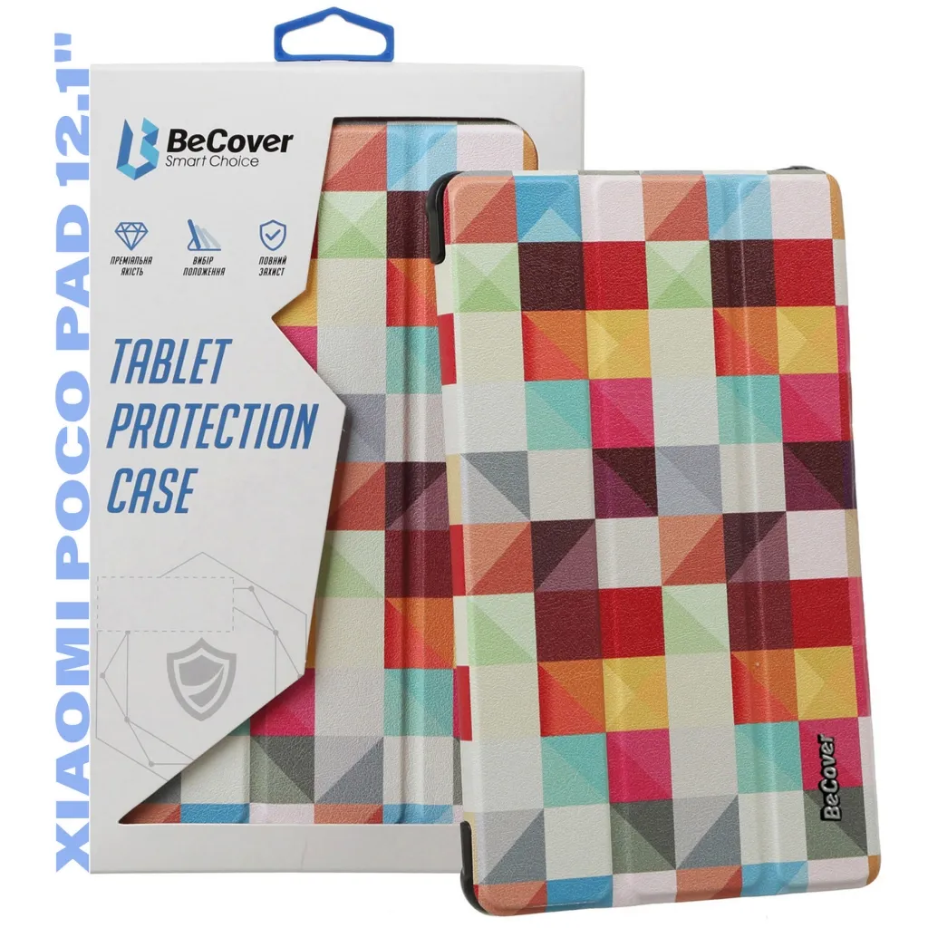 Чехла для планшета BeCover Smart Case Xiaomi Poco Pad 12.1" Square (711573)