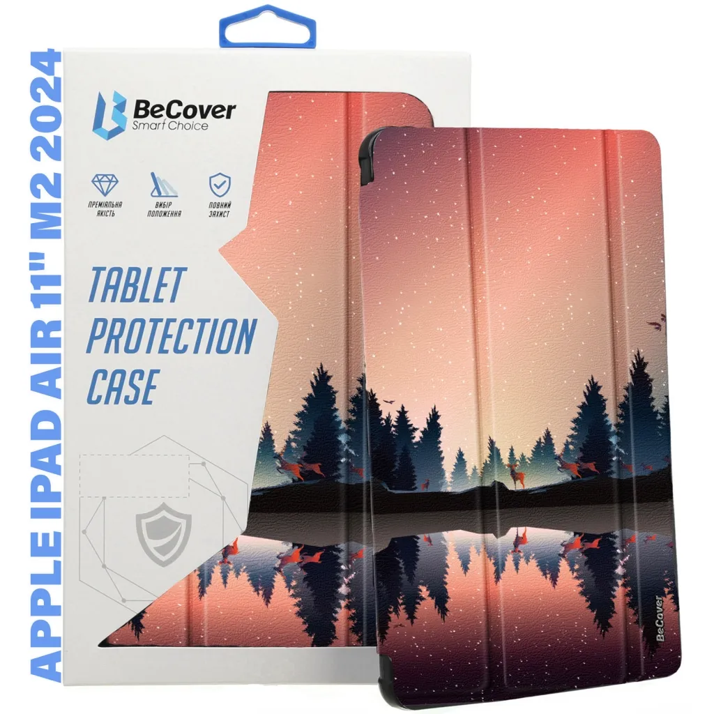 Чехла для планшета BeCover Smart Case Apple iPad Air 11" M2 2024 Dusk (711600)