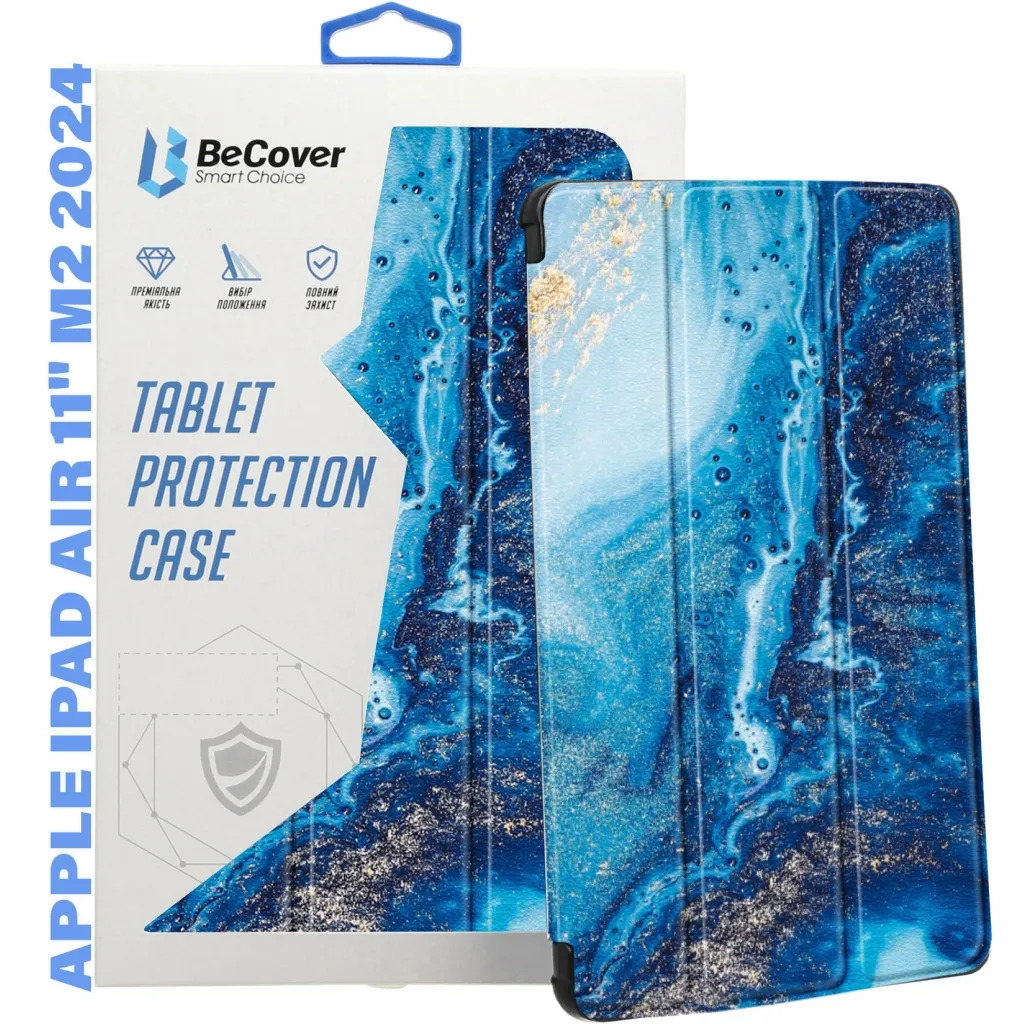 Чохол для планшета BeCover Smart Case Apple iPad Air 11" M2 2024 Ocean (711607)