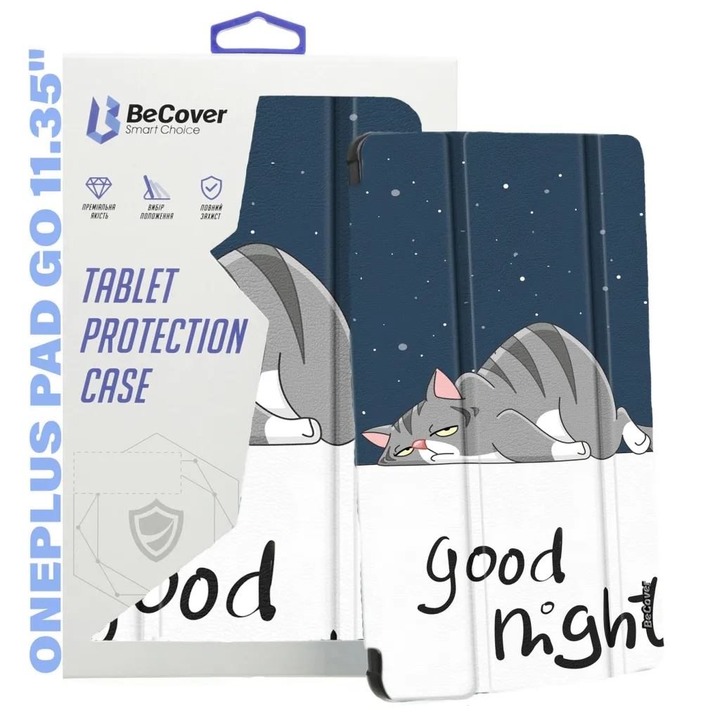 Чохол для планшета BeCover Smart Case OnePlus Pad Go 11.35" Good Night (710992)