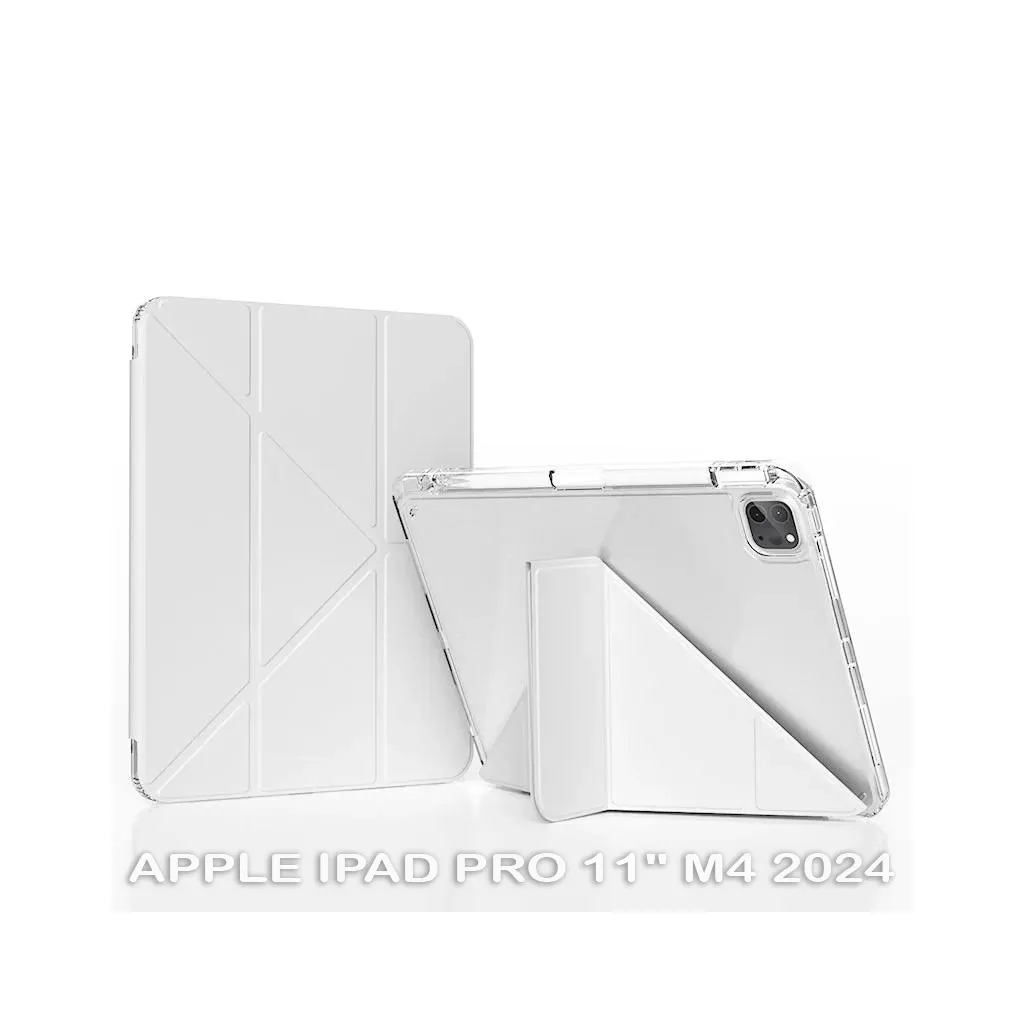 Чехла для планшета BeCover Ultra Slim Origami Transparent Apple iPad Pro 11" M4 2024 Gray (711690)