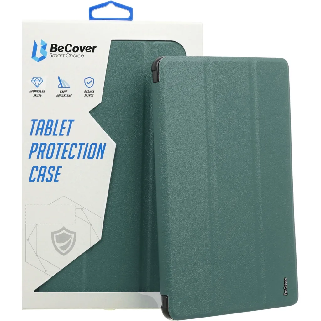 Чехла для планшета BeCover Tri Fold Hard Apple iPad Pro 11" M4 2024 Dark Green (711727)