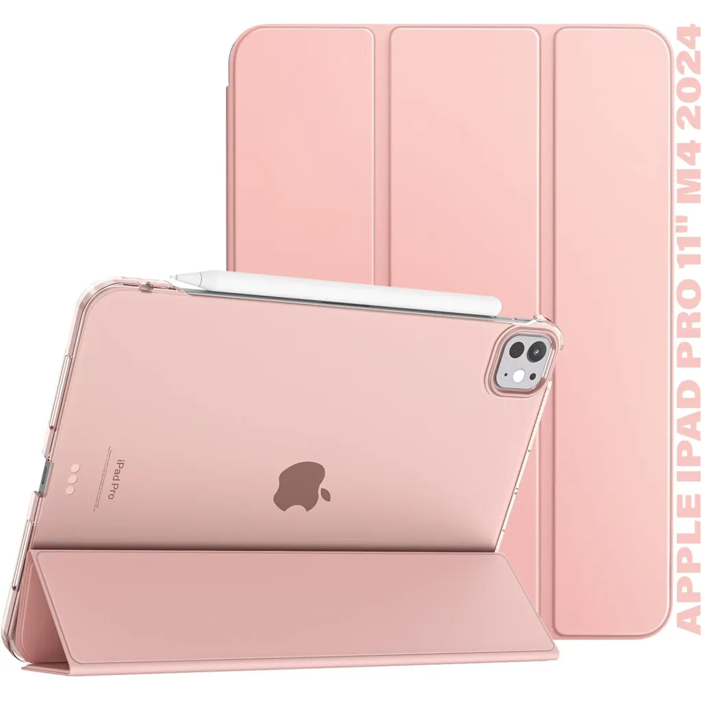  BeCover Tri Fold Hard Apple iPad Pro 11" M4 2024 Pink (711728)