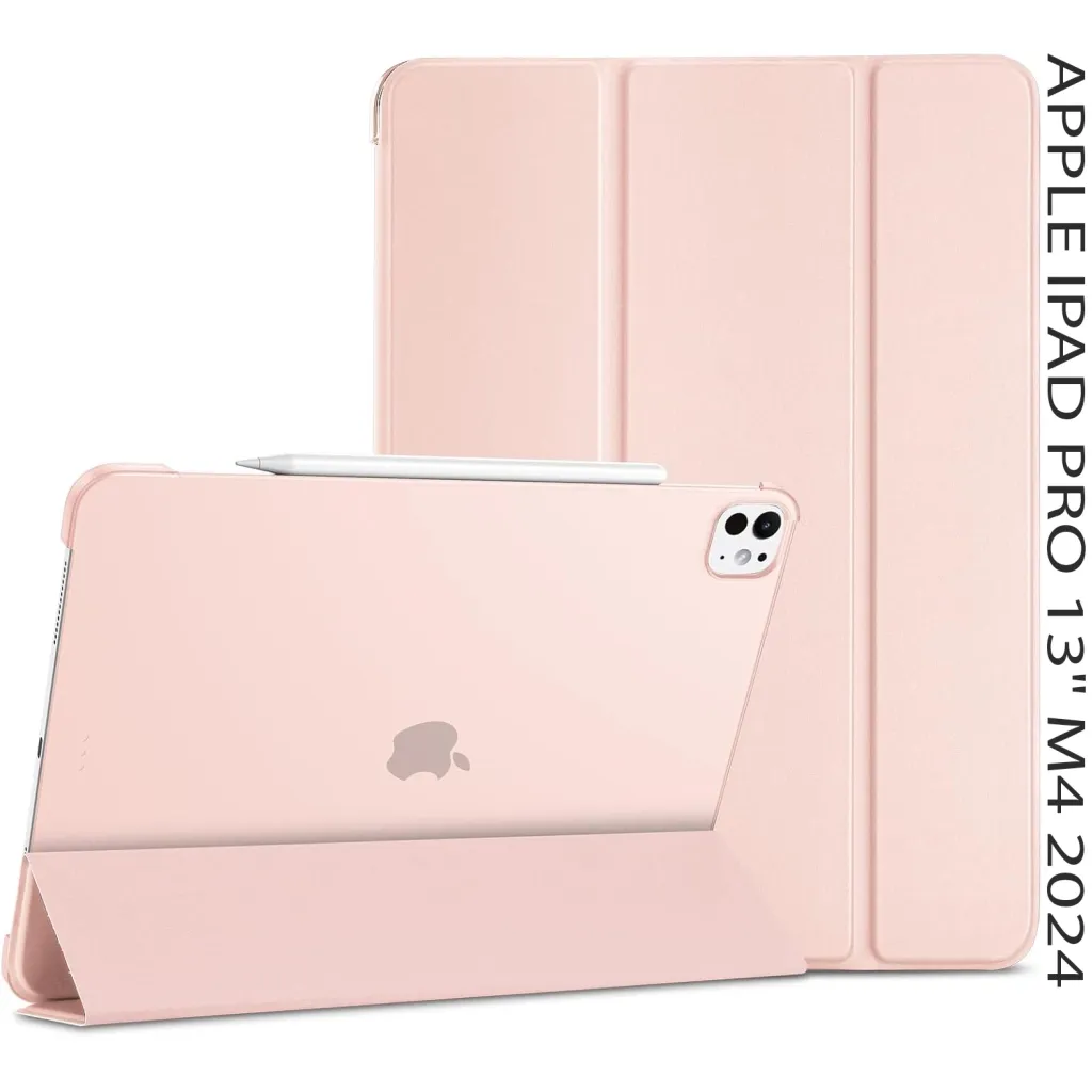 Чохол для планшета BeCover Tri Fold Hard Apple iPad Pro 13" M4 2024 Pink (711732)