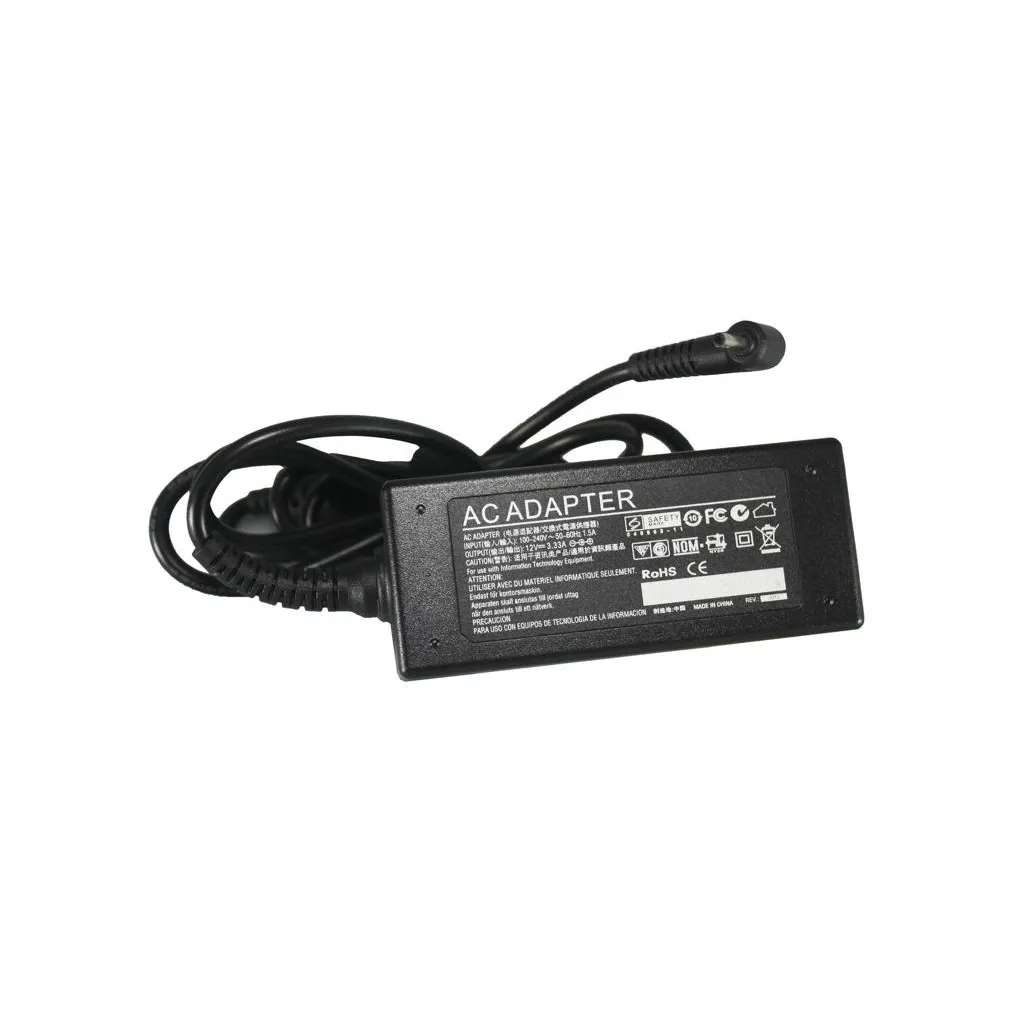 Блок питания для ноутбука PowerPlant SAMSUNG 220V, 40W, 12V, 3.3A (2.5*0.7mm) (SA40A2507)