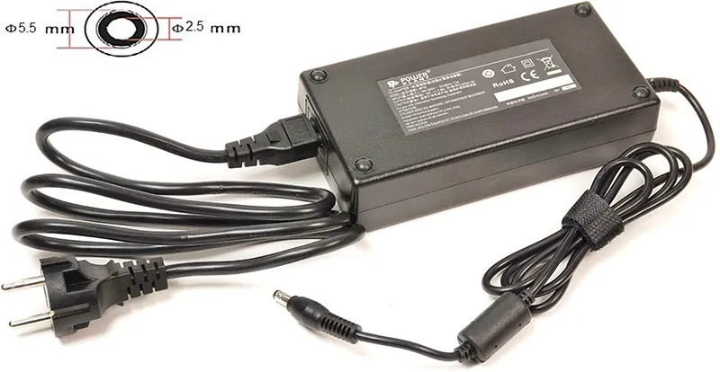 Блок питания для ноутбука PowerPlant ASUS 220V, 19V 150W 7.9A (5.5*2.5) (AS150F5525)