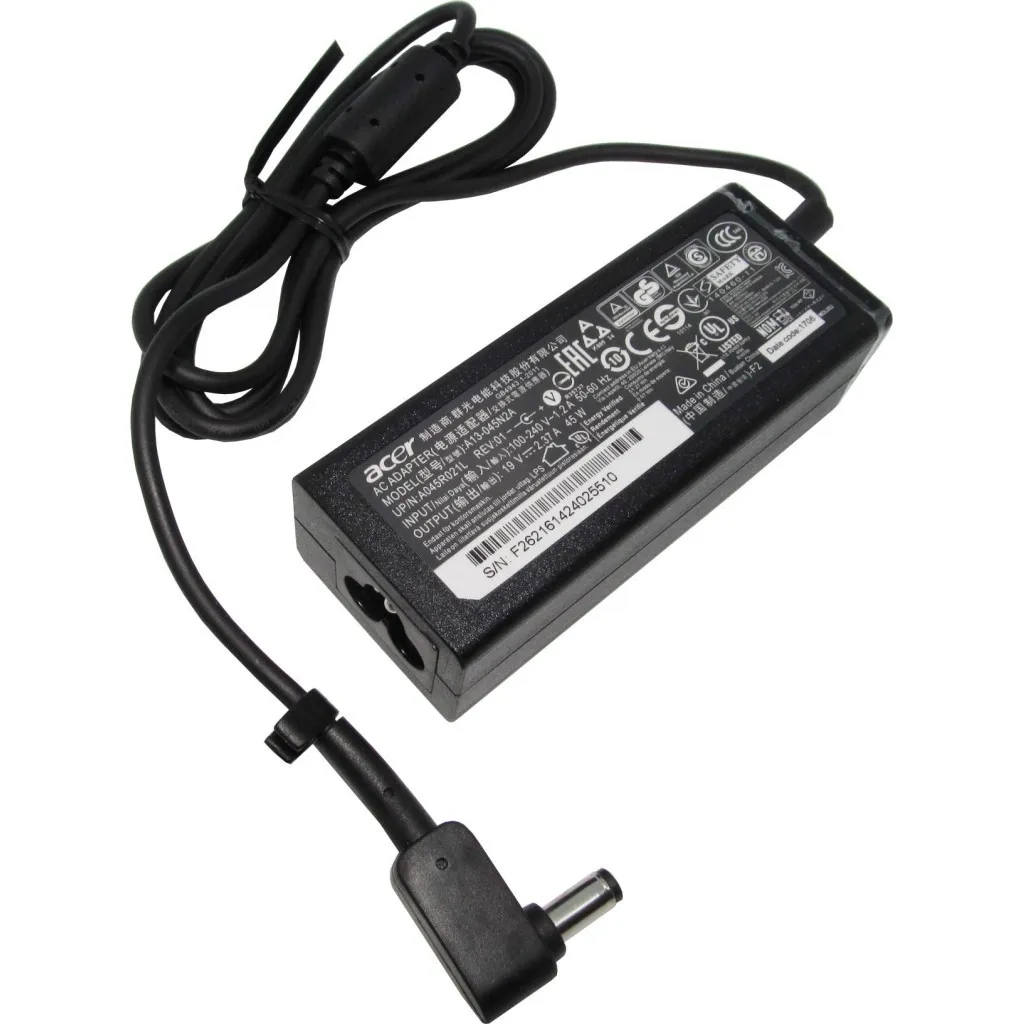 Блок питания для ноутбука Acer 45W 19V, 2.37A, 5.5/1.7 (A13-045N2A / A40241)