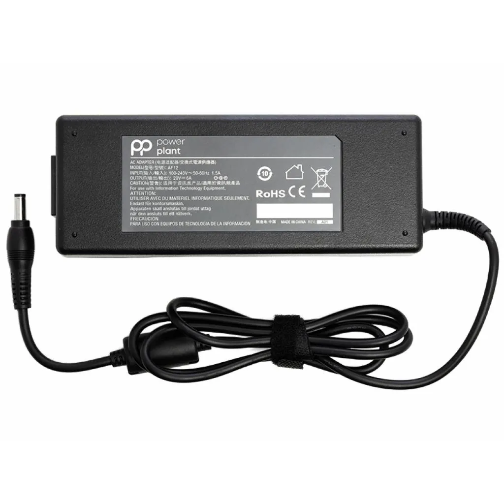 Блок живлення для ноутбука PowerPlant ACER 220V, 20V 120W 6A (5.5*2.5) (AC120H5525)