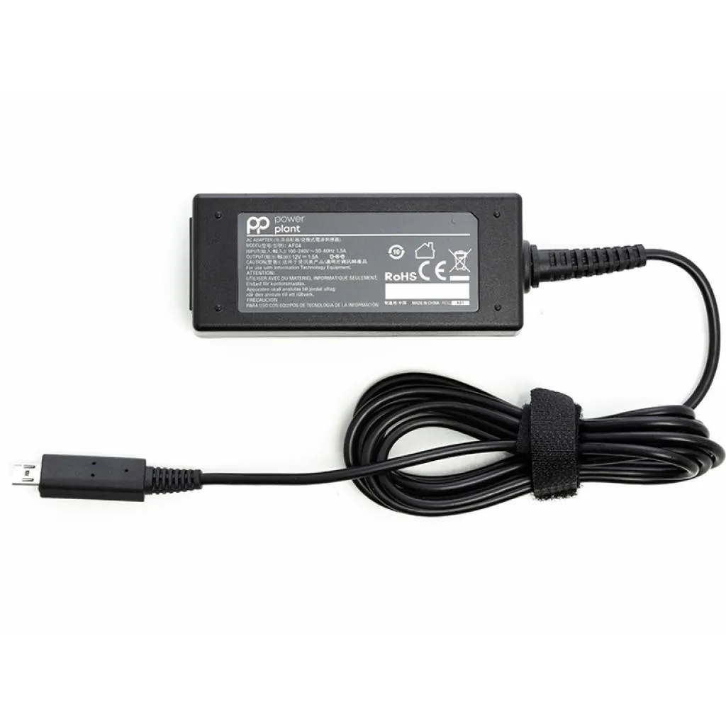 Блок живлення для ноутбука PowerPlant ACER 220V, 12V 18W 1.5A (micro USB) (AC18AMCUSB)