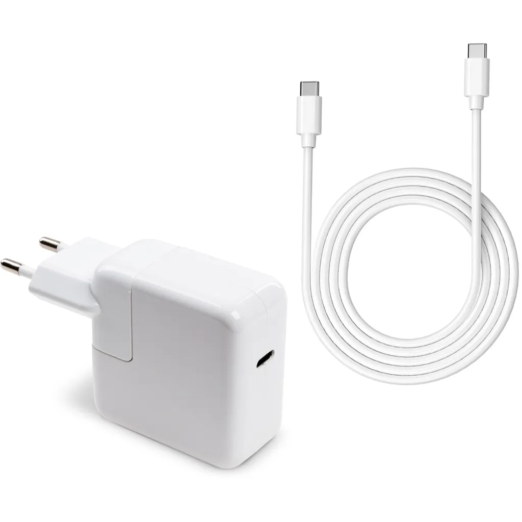 Блок питания для ноутбука Vinga Apple 30W 5V3A/9V3A/12V2.4A/14.5V2A/ 18V1.5A/20V1.5A USB-C (VPA-30-APP-C)