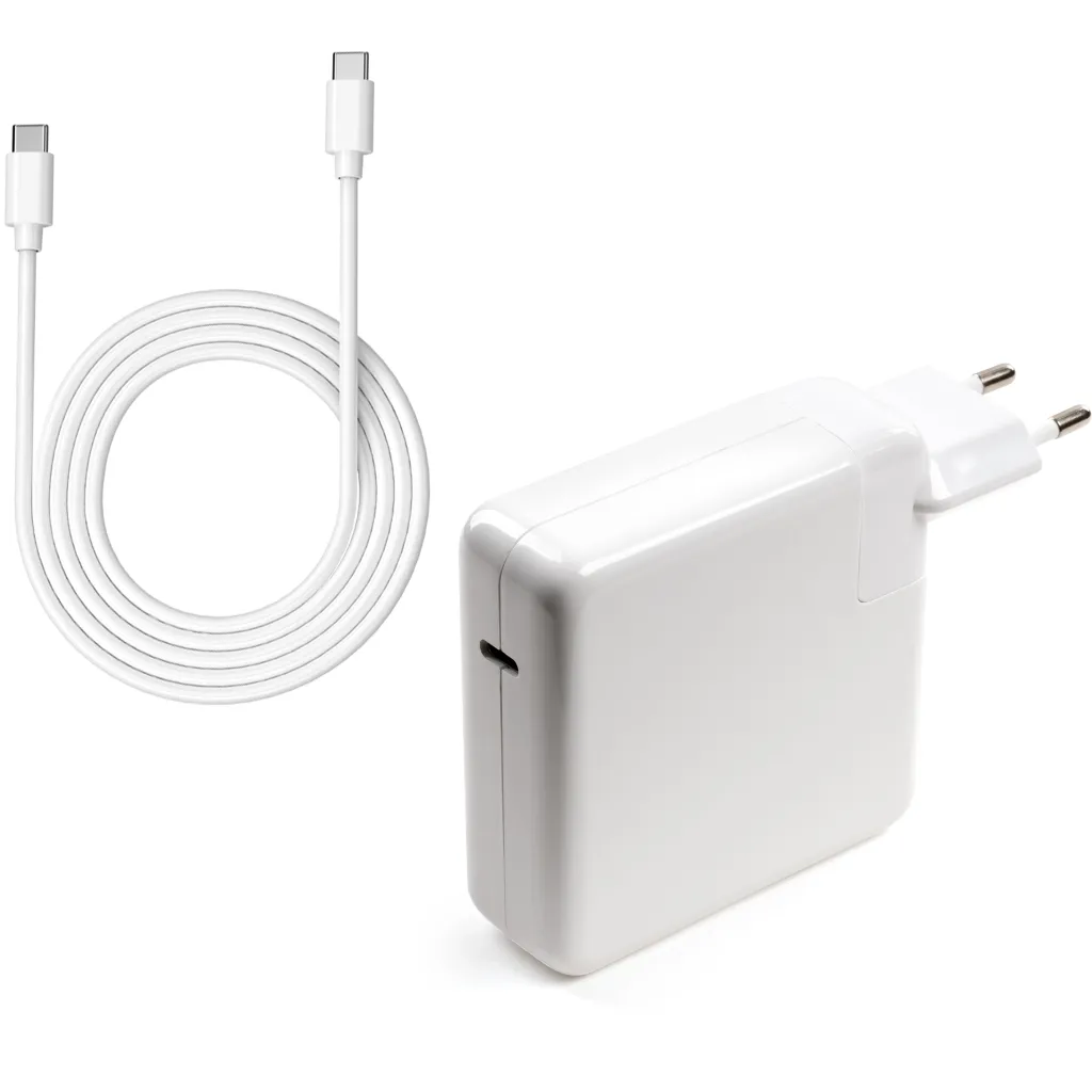 Блок питания для ноутбука Vinga Apple 96W 5.2V3A/9V3A/12V3A/15V3A/20.5V4.7A USB-C (VPA-96-APP-C)