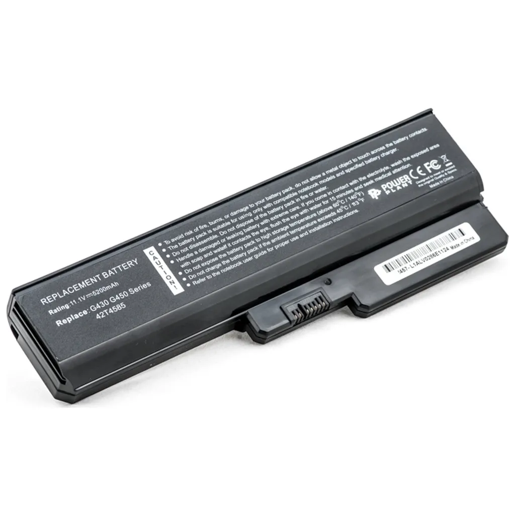 Акумулятор для ноутбука IBM G430(ASM 42T4586, LOG530LH) 11.1V 5200mAh PowerPlant (NB00000042)