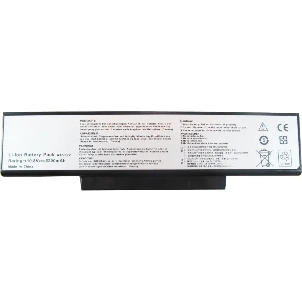  AlSoft Asus A32-K72 5200mAh 6cell 11.1V Li-ion (A41440)