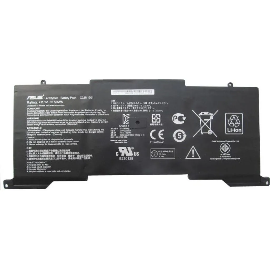 Акумулятор для ноутбука ASUS UX31LA C32N1301, 4400mAh (50Wh), 6cell, 11.1V (A47037)