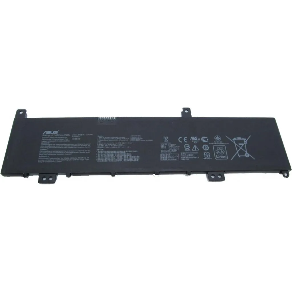 Акумулятор для ноутбука ASUS N580 C31N1636, 4165mAh (47Wh), 3cell, 11.49V, Li-ion, чорна (A47277)