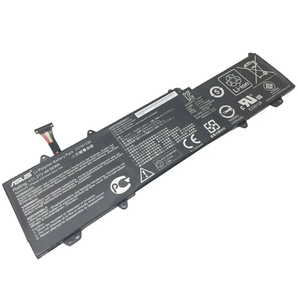  ASUS UX32LA C31N1330, 4300mAh (50Wh), 6cell, 11.31V, Li-Pol, черн (A47297)