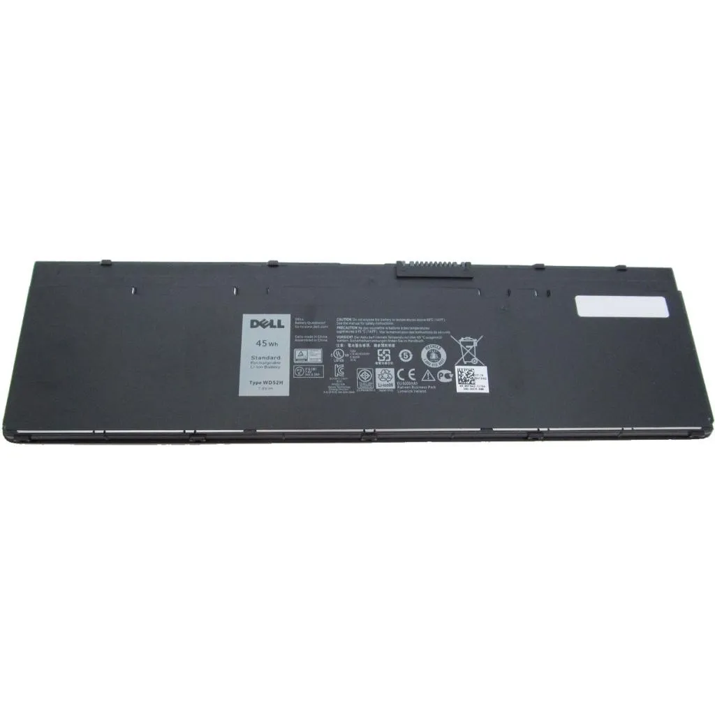 Акумулятор для ноутбука Dell Latitude E7240 WD52H, 6000mAh (45Wh), 4cell, 7.4V, Li-ion, ч (A47196)