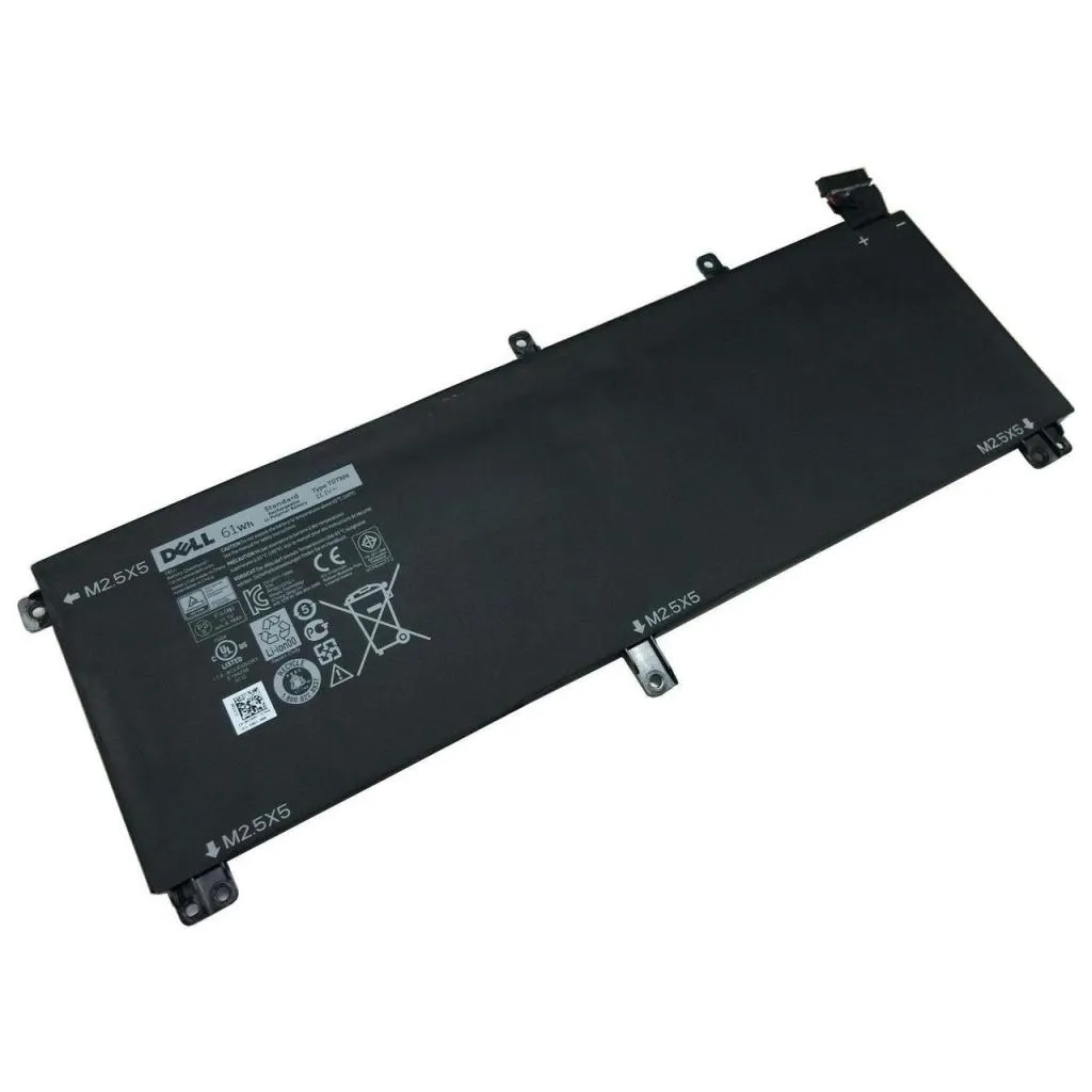  Dell XPS 15-9530 T0TRM, 61Wh (5168mAh), 6cell, 11.1V, Li-ion, чер (A47228)