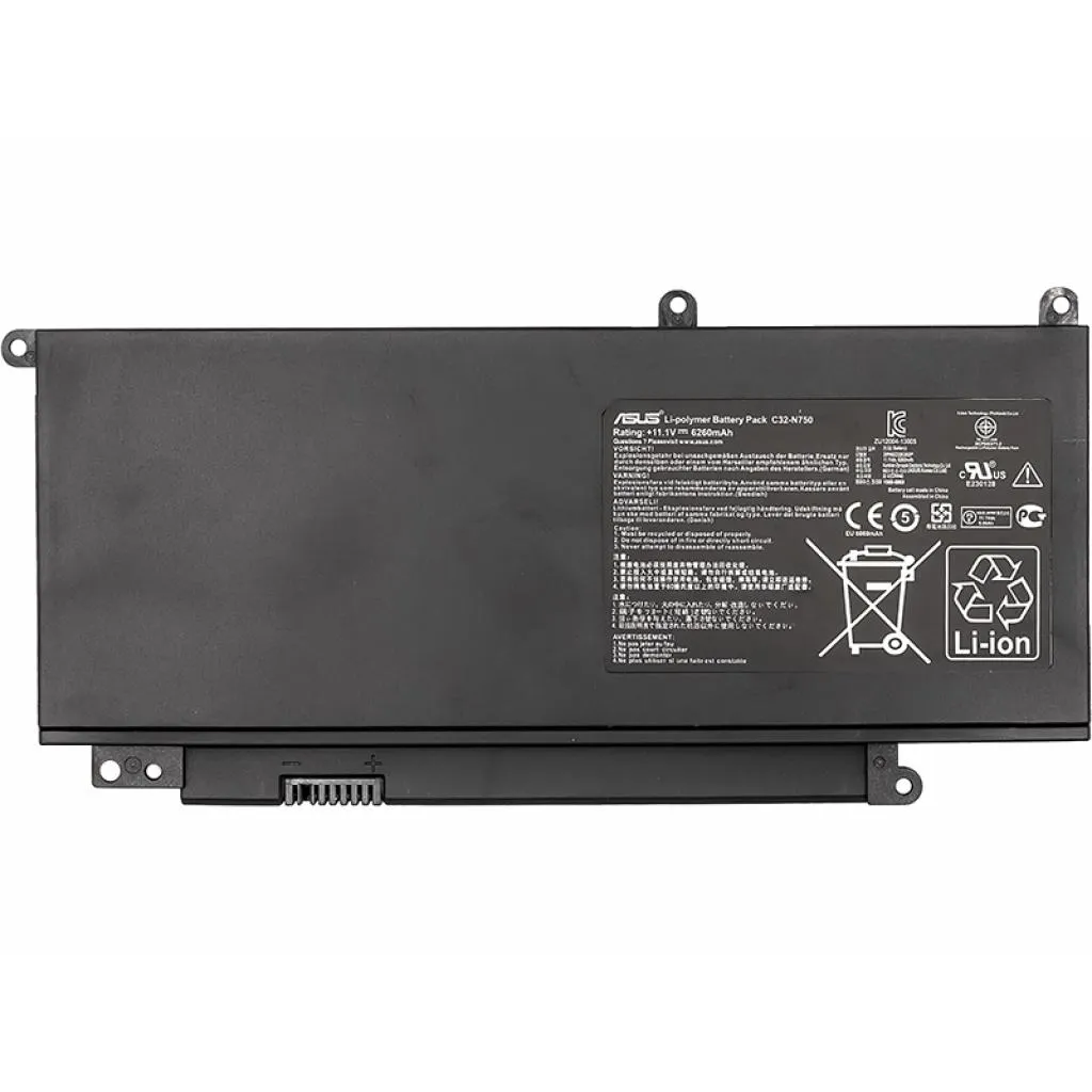  ASUS N750 Series (C32-N750) 11.1V 69Wh PowerPlant (NB431045)