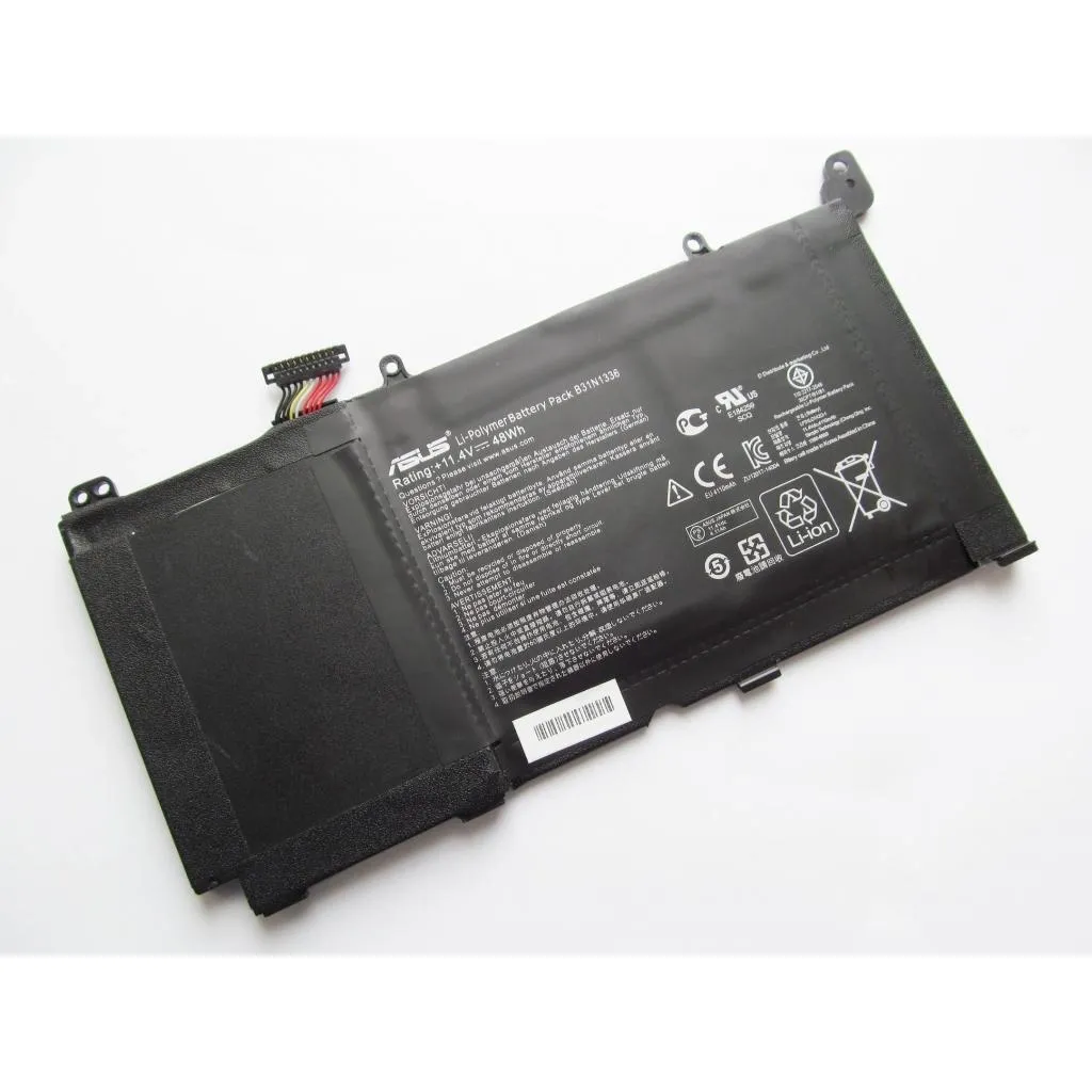 Акумулятор для ноутбука ASUS S551 B31N1336, 4110mAh (48Wh), 3cell, 11.4V, Li-Pol (A47470)