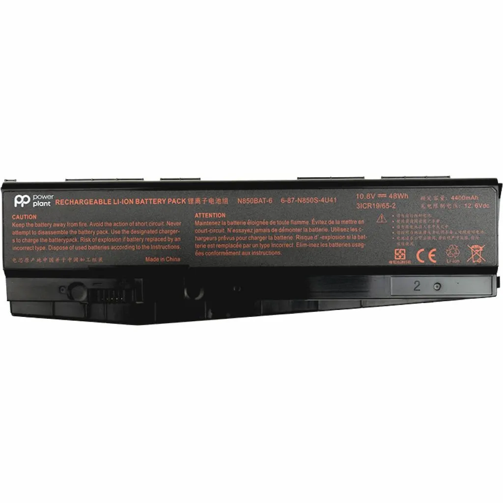  Clevo N850HC (N850BAT-6) 10.8V 4400mAh PowerPlant (NB400041)