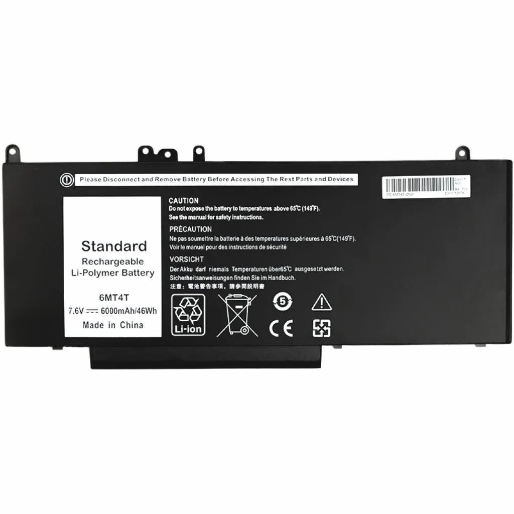 Акумулятор для ноутбука DELL Inspiron 14 5000 Series (6MT4T) 7.6V 6000mAh PowerPlant (NB441242)