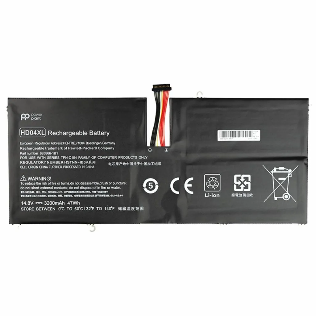  HP Envy Spectre XT 13-2120TU (HD04XL) 14.8V 3200mAh PowerPlant (NB461363)