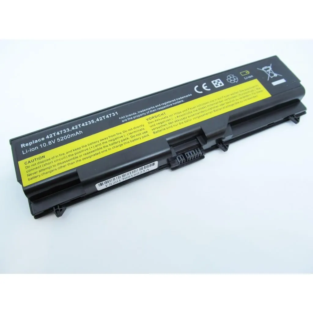 Аккумулятор для ноутбука Lenovo ThinkPad T430, 5200mAh, 6cell, 10.8V, Li-ion AlSoft (A47242)