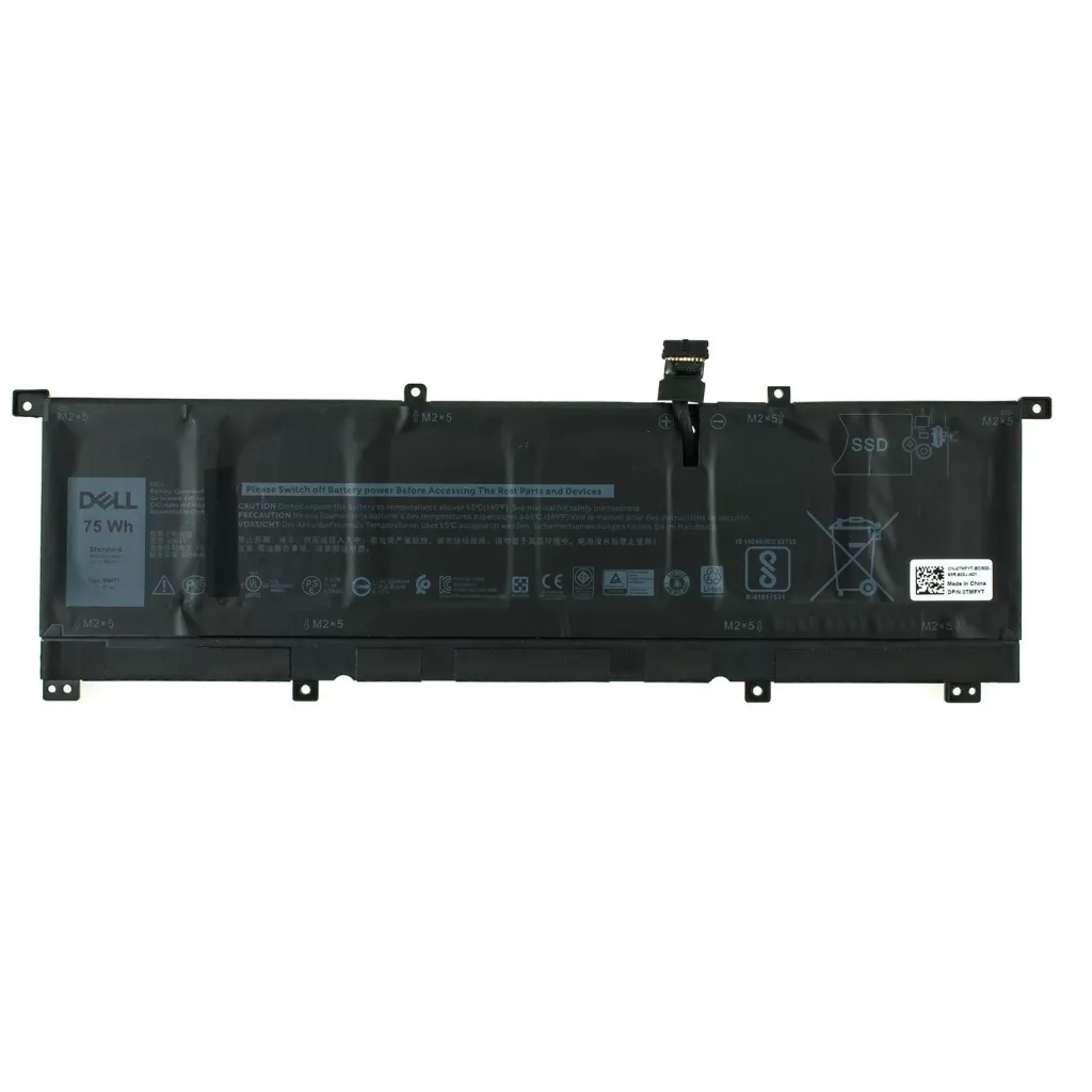  Dell XPS 15-9575 8N0T7, 75Wh (6254mAh), 6cell, 11.4V, Li-ion (A47604)