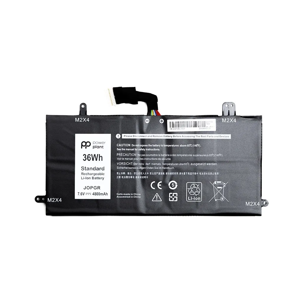 Аккумулятор для ноутбука DELL Latitude 5285 Series (J0PGR) 7.6V 4800mAh PowerPlant (NB441464)