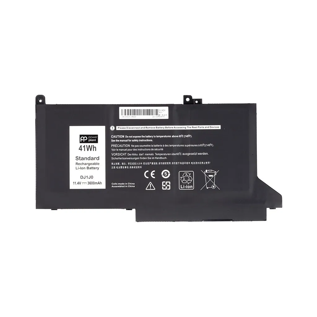 Аккумулятор для ноутбука DELL Latitude 7280 (DJ1J0) 11.4V 3600mAh PowerPlant (NB441488)