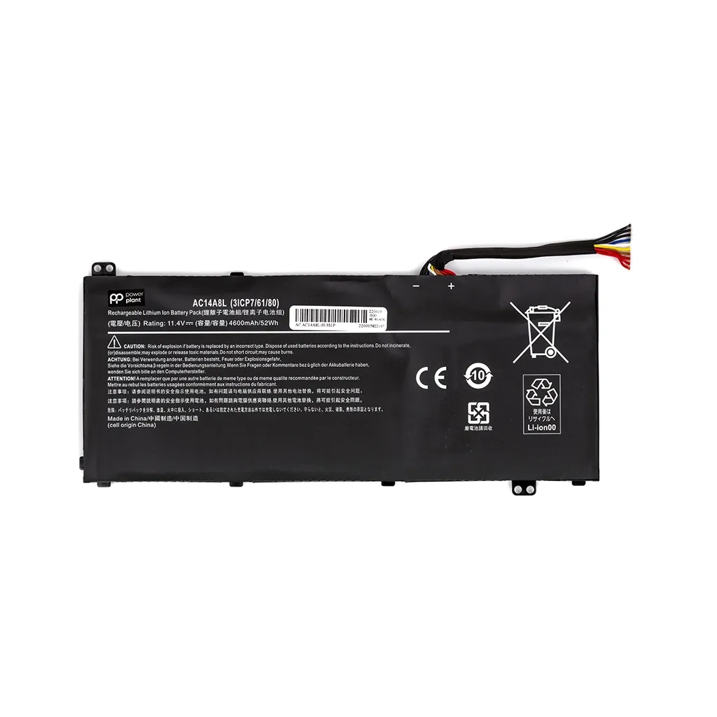  PowerPlant ACER Aspire V15 NITRO (AC14A8L/AC15B7L) 11.4V 4600mAh (NB410415)