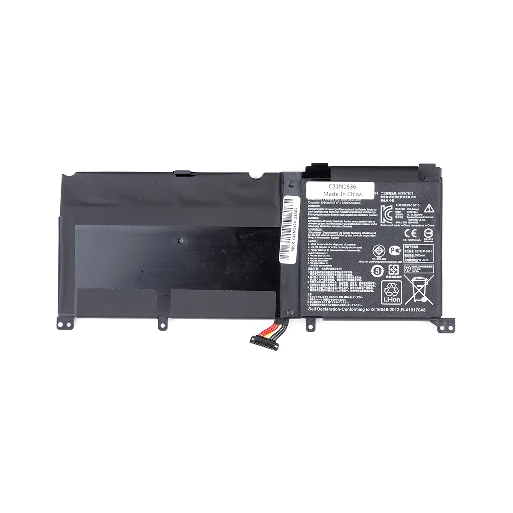 Акумулятор для ноутбука ASUS ROG G501VW (C41N1524) 15.2V 3950mAh (NB431472)