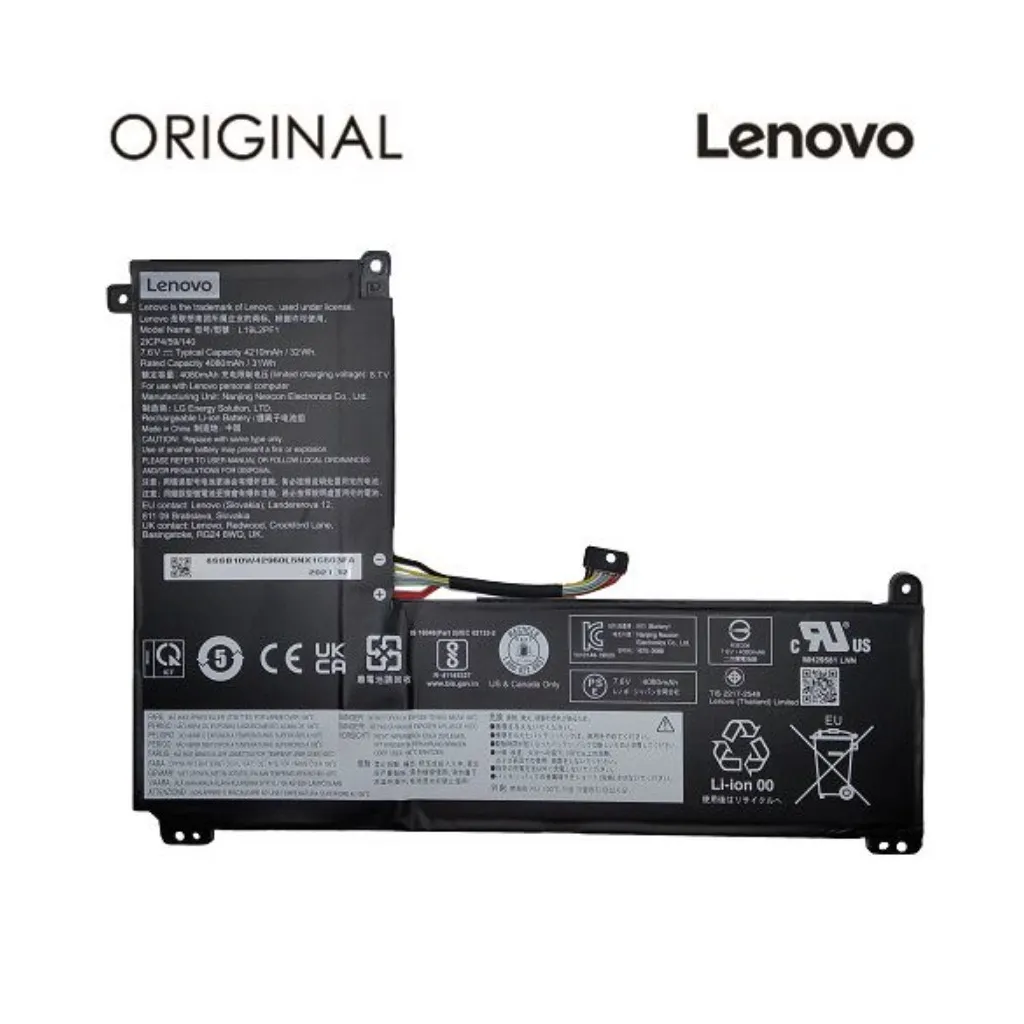 Аккумулятор для ноутбука Lenovo IdeaPad 1-11IGL05 (L19M2PF1) 7.5V 4270mAh (NB481330)