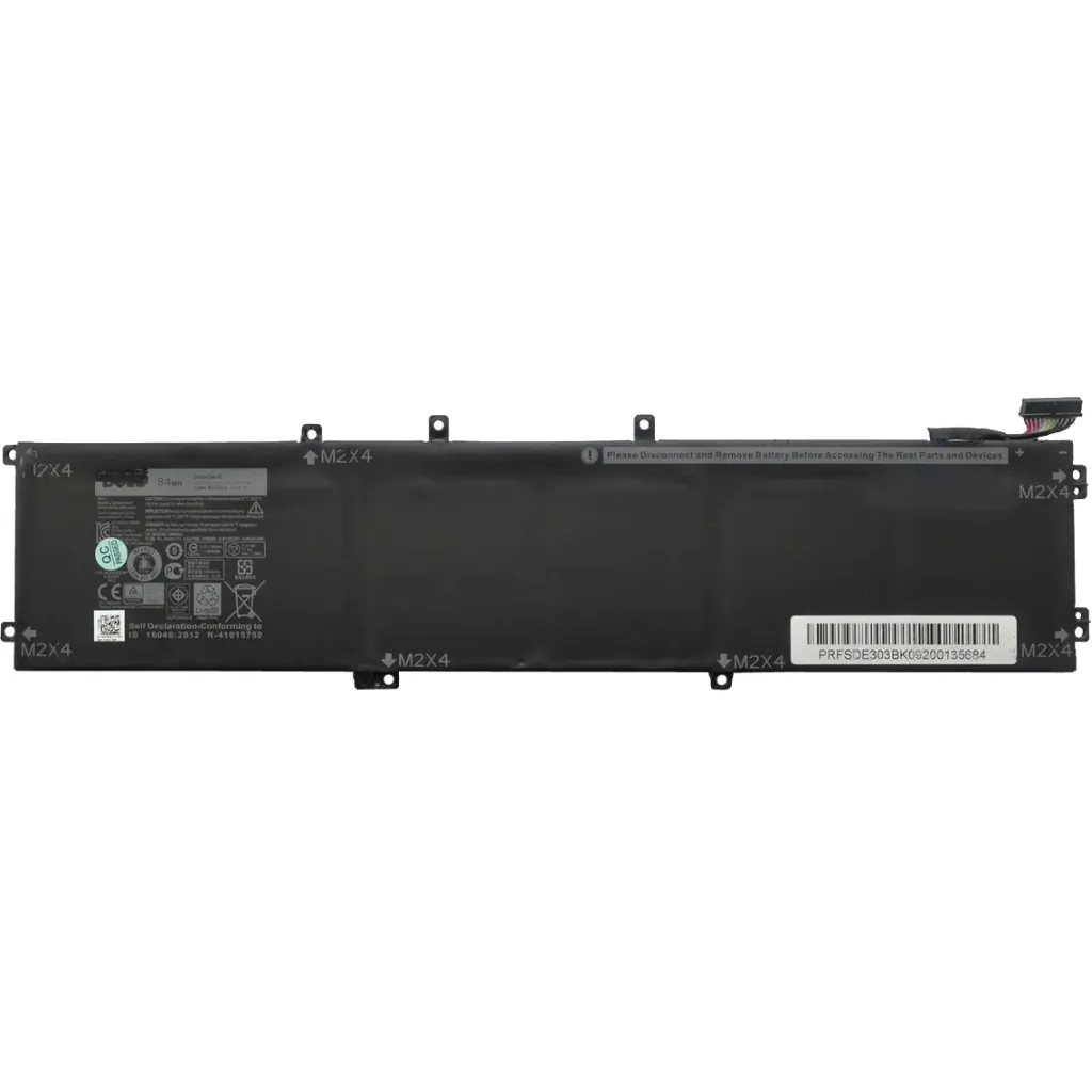  Dell XPS 15-9550 (long)4GVGH, 84Wh (7260mAh), 6cell, 11.4V, Li-ion, black (A97245)