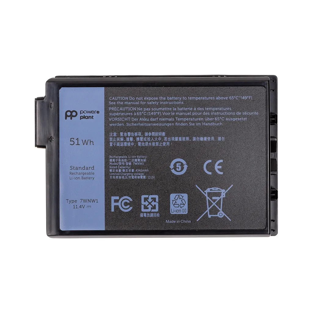 Акумулятор для ноутбука DELL Latitude 5420 (7WNW1) 11.4V 4342mAh PowerPlant (NB441877)